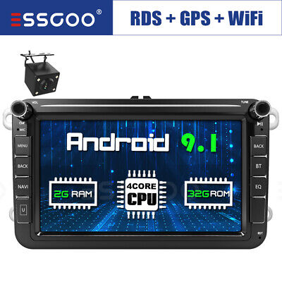 8 Autoradio Android 232G GPS Navi Kamera Für VW GOLF 5 Touran Passat Skoda EOS