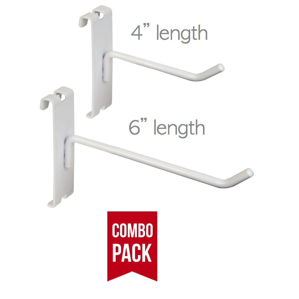 Home Depot Wall Display Hooks 40-Piece Gridwall Hook Set 4/6/8