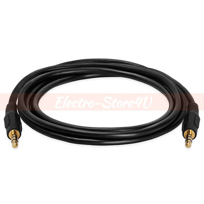 3.5mm Male to Male Cable 3ft 6ft 12ft 25ft 50ft 100ft Lot Stereo Audio Aux 1/8''