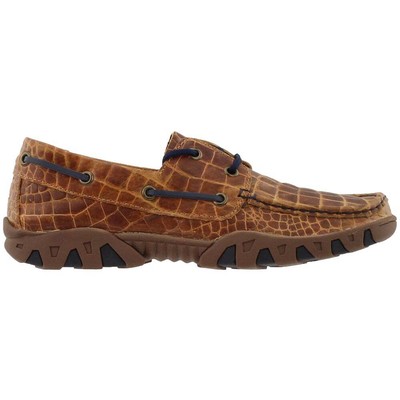 

Ferrini Print Crocodile Belly Loafers Womens Brown Flats Casual 65322-29, Коричневый, Ferrini Print Crocodile Belly Loafers