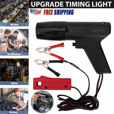 Digital Ignition Timing Light For Motorcycle Engine Advance Strobe Timing Lamps