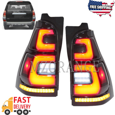For 2003-2009 Toyota 4Runner LED Rear Tail Light Lamp Brake Start-Up Animation