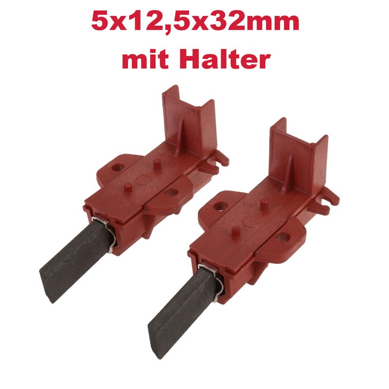 2x Schleifkohle Kohlestifte FÃ¼R Indesit F022908 Wg1430tx F017800 Wg935tpold