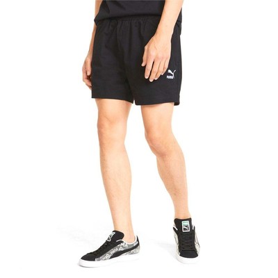 

Puma Classics Twill 5 Inch Shorts Mens Size  Casual Athletic Bottoms 536800-01, Черный, Puma Classics Twill 5 Inch Shorts