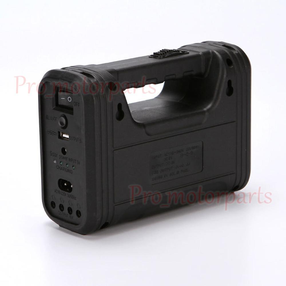 Hand Crank Emergency Solar Charger Generator Battery Bank Camping Light
