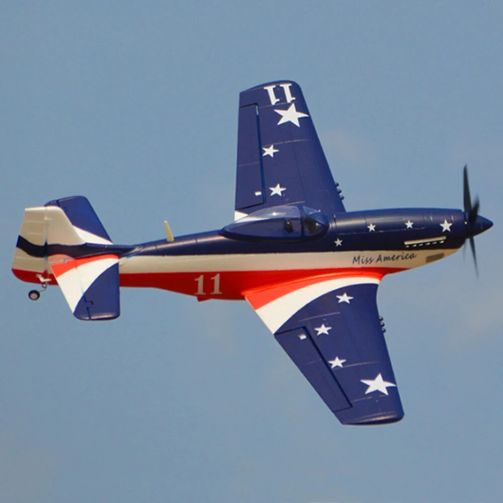 航空機・ヘリコプター R/C PLANE KIT Super Mustang Miss America HOOKLL P51 Miss America 1200mm Wingspan EPO RC Airplane