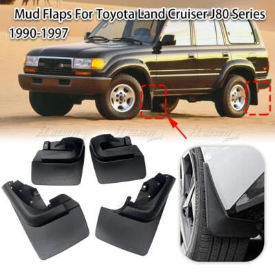 Splash Guard Mud Flap For Toyota Land Cruiser 80 Series w/ Fender Flare 1990-97
