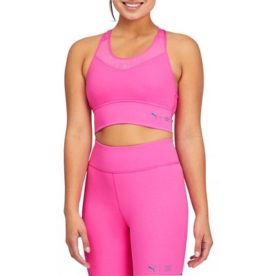 

Женский розовый повседневный бюстгальтер Puma Mid Impact First Mile Long Line Training 519564-02