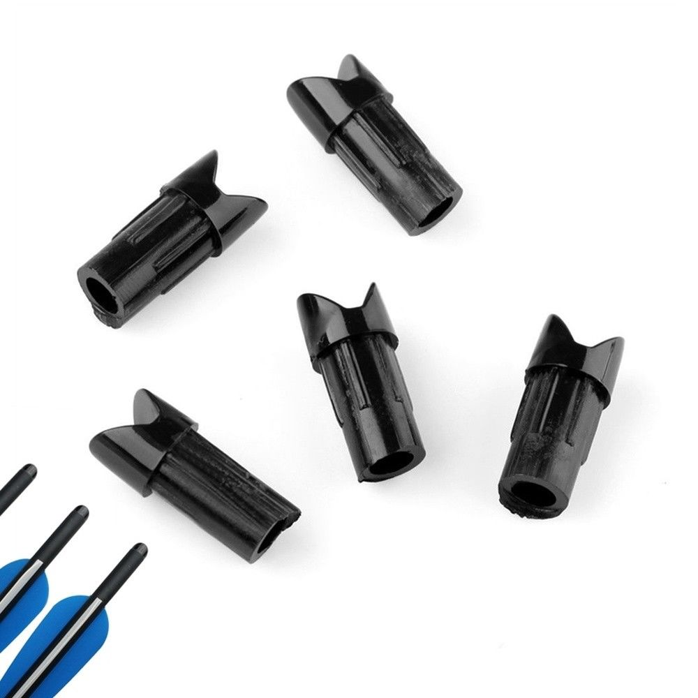 12/50pcs Archery Crossbow Half Moon Arrow Nocks for ID 7.6mm Arrows Bow Hunting eBay