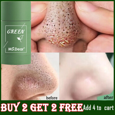 Green Tea Mask Stick Facial Cleansing Acne Blackhead Oil Control Deep Clean