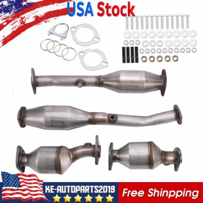 4PCS For 2006-2014 Nissan Xterra V6 4.0L Complete Kit Catalytic Converter Set US