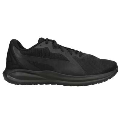 

Мужские черные кроссовки Puma Twitch Runner Wide Running, спортивная обувь 376925-03, Черный, Puma Twitch Runner Wide Running
