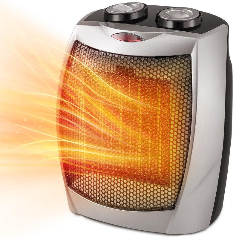 With Thermostat -ceramic Portable Heater