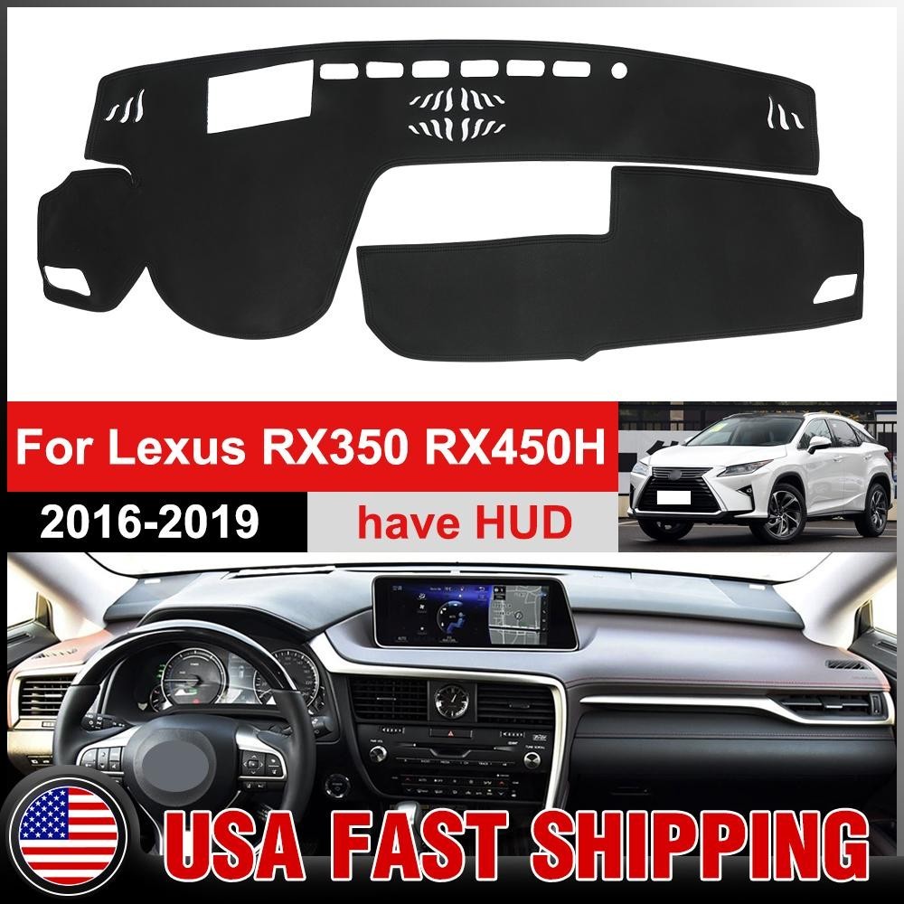 Dashboard Protector Cover Pad For Lexus RX450H 2016‑2019 Sun Shield Black