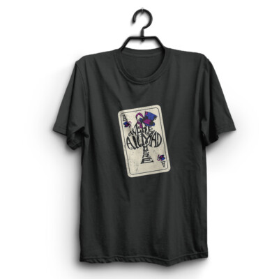 Mad Hatter We're All Mad Here Ace of Spades Unisex T-Shirt S-3XL