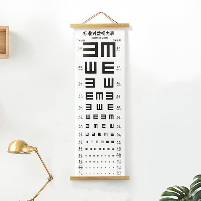  Sehtest-Diagramm, Sehtest-Wanddiagramm, Home-Wandbehang-Sehdiagramm FÃ¼R