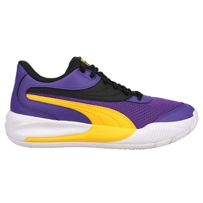 

Фиолетовые кроссовки Puma Triple Jr Basketball Youth Boys Athletic Shoes 376885-10, Фиолетовый, Puma Triple Jr Basketball Youth