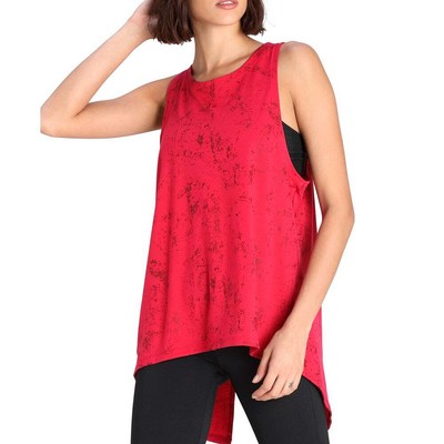 

Puma Fashion Luxe Scoop Neck Athletic Tank Top Womens Size  Casual Athletic 5, Красный