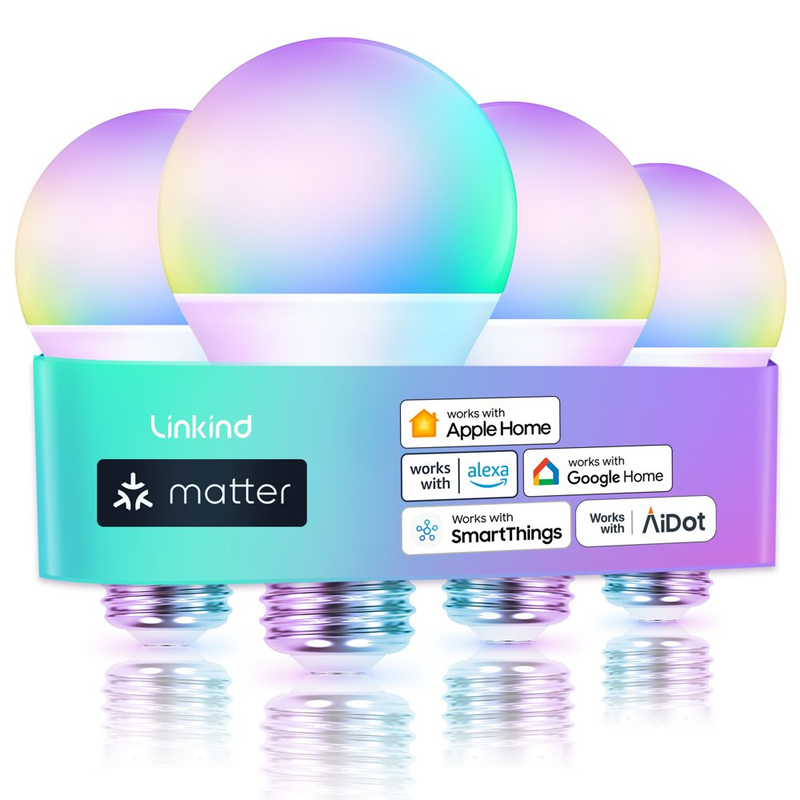 Smart Light Bulbs,  Matter Wifi Color Changing LED Light Bul