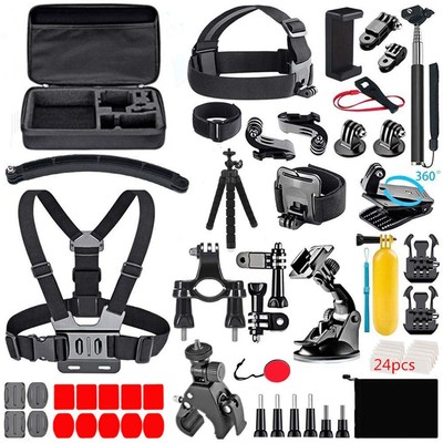 Accessoire GoPro Hero 12 11 10 9 8 Kit d'accessoires pour Caméra d'action