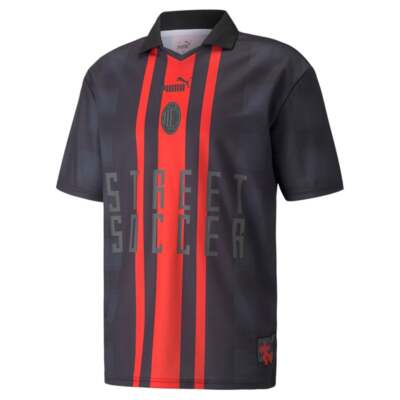 

Размер  758805-02 Джерси уличного футбола Puma Acm Collared Mens, Black;red, Puma Acm Collared Street Soccer Jersey