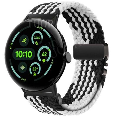 Magnetic Braided Nylon Sport Strap Band For Google Pixel Watch 1 2 3 41mm 3 45mm