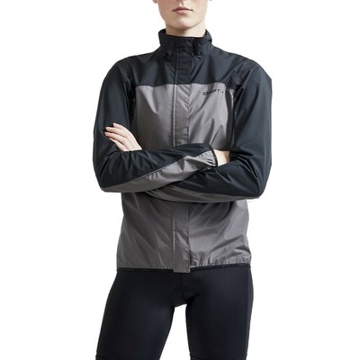 CRAFT CRAFT WOMENS CORE ENDURANCE HYDRO JACKET TOP BLACK SPORTS FULL ZIP WATERPROOF