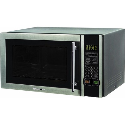 Magic Chef 1.1 Cu. Ft. 1000-Watt Microwave Oven in Stainless...