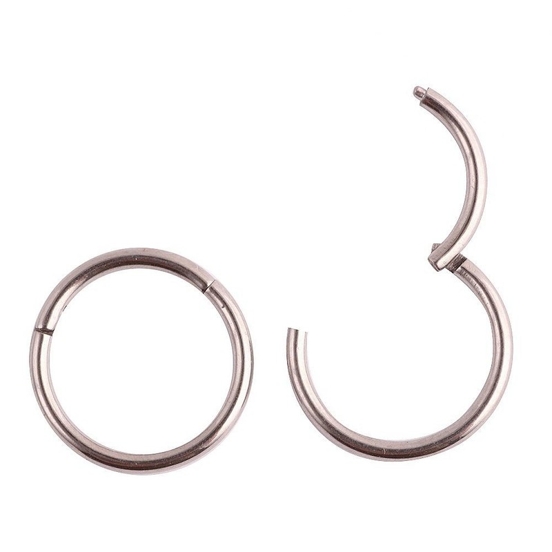 Clicker Septum Piercing Helix Ring Scharnier Ohr Segment Tragus Lippe Ohrring