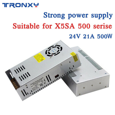 Tronxy Power Supply 24V 21A 500W X5SA 500 Series Replacement 3D Printer Parts
