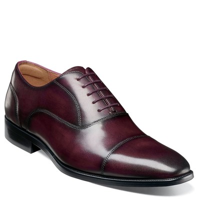 Florsheim Sorrento Lux Cap Toe Bal Oxford Мужская Оксфордская - Винная