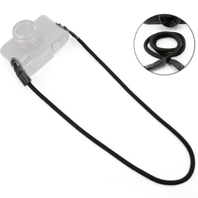 HandMade Braided Single Shoulder Camera Neck Strap Rope+Leather For Leica Sony