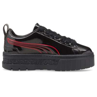 

Puma Mayze Catwoman X Platform Молодежные девушки Черные кроссовки Повседневная обувь 385766-0, Черный, Puma Mayze Catwoman X Platform Youth