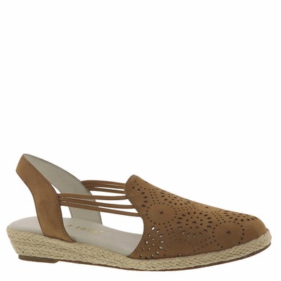 

Женские слипоны David Tate Zena 4,5 B(M) США — коричневый/нубук, Tan/nubuck