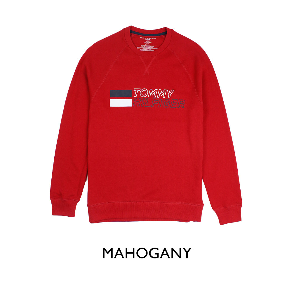 

Мужской свитер Tommy Hilfiger, красный флисовый пуловер, НОВЫЙ