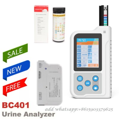 Digital BC401BT Bluetooth Urine Analyzer+100 Test Strips 11 Parameters