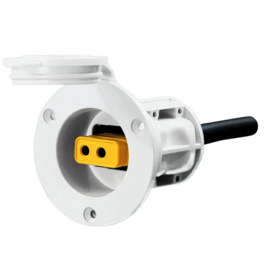Cannon Flush Mount Power Port - White 1903013 UPC 029402032549