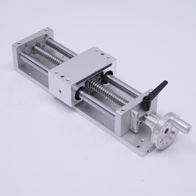 16'' Manual Sliding Table CNC Slide Ballscrew Linear Stage Actuator Module 400mm 