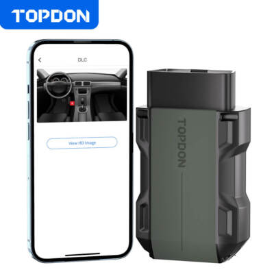 TOPDON TOPSCAN Motorcycle OBD2 Code Reader BT Scanner Tool All System ABS SRS