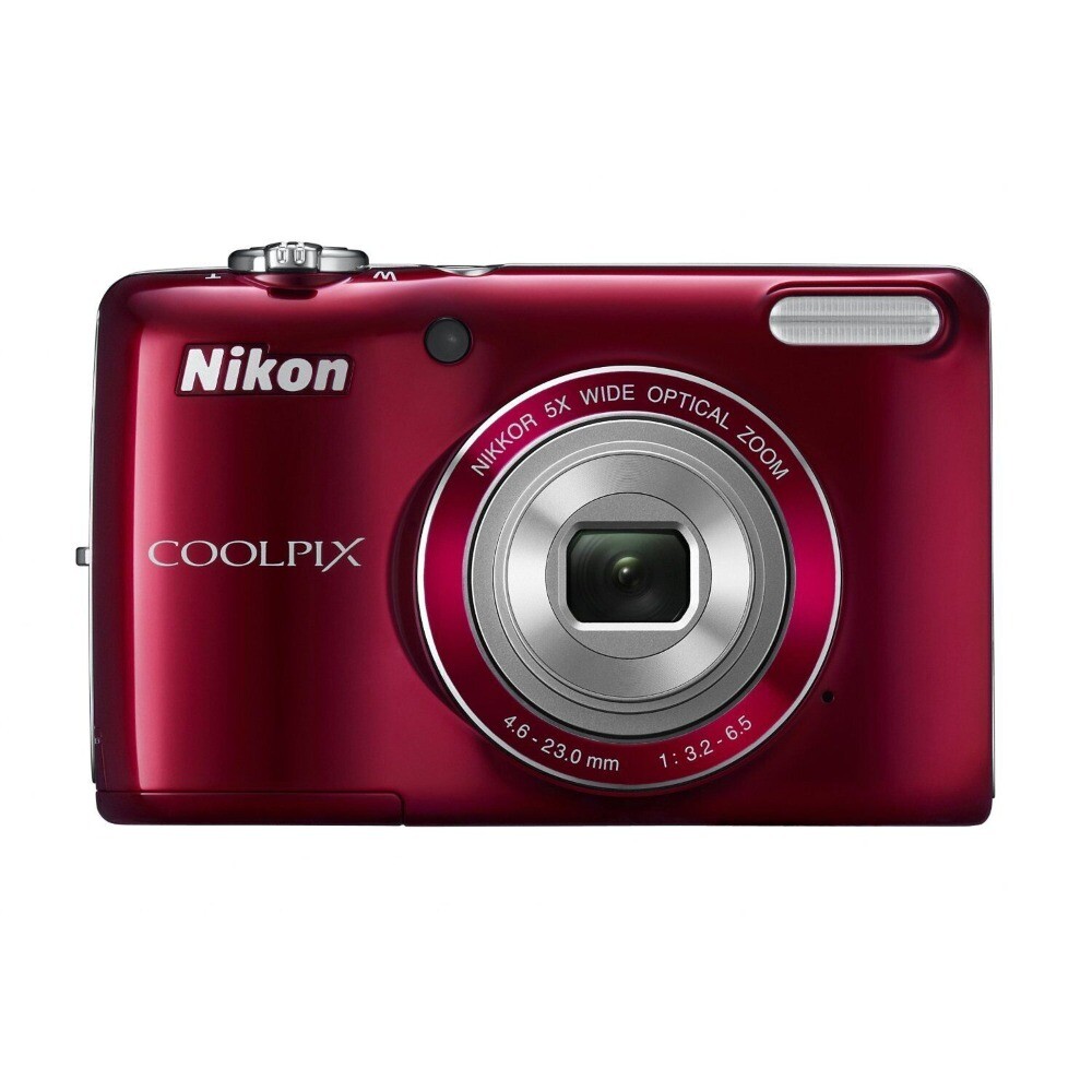美品ニコン/Nikon COOLPIX L26（レッド） Nikon COOLPIX L26 Digital Camera 16.1MP 5x OZ 720p HD Video