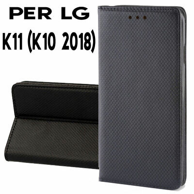 Custodia per LG K11 (K10 2018) cover portafoglio smart libro chiusura magnetica