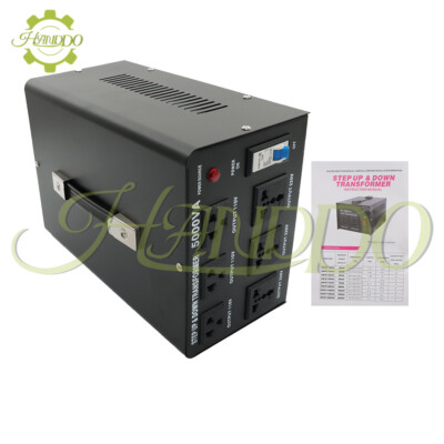 5000 W Voltage Converter Transformer Step Up/Down 110-120V To/From 220-240V