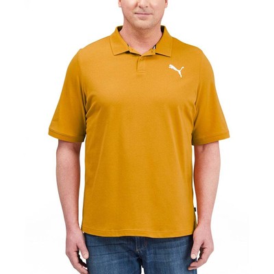 

Puma Essentials Pique Polo Shirt Mens Yellow Casual Tops 586258-37, Желтый, Puma Essentials Pique Polo Shirt