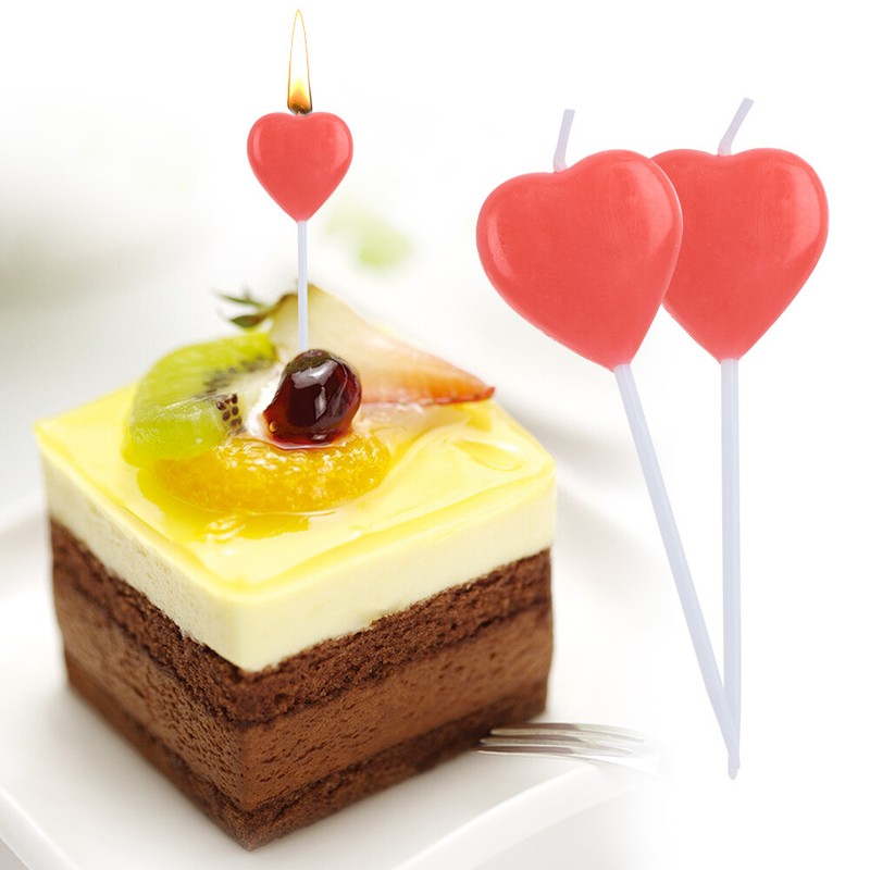Heart Baking Gift Favor Party Decoration Happy Birthday Cake