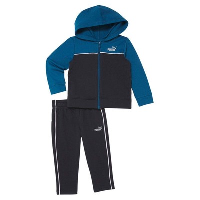 

Puma Комплект из 2 предметов с капюшоном и зауженными брюками FullZip для малышей, размер , повседневная верхняя одежда, Синий