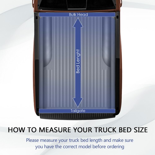 Roll Up Soft Tonneau Cover For 2007-2013 Chevy Silverado GMC Sierra 6.5' Bed
