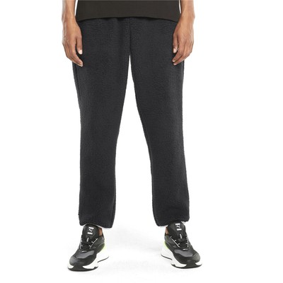 Puma Clsx Sherpa Pants Mens Size M  Casual Athletic Bottoms 532156-01