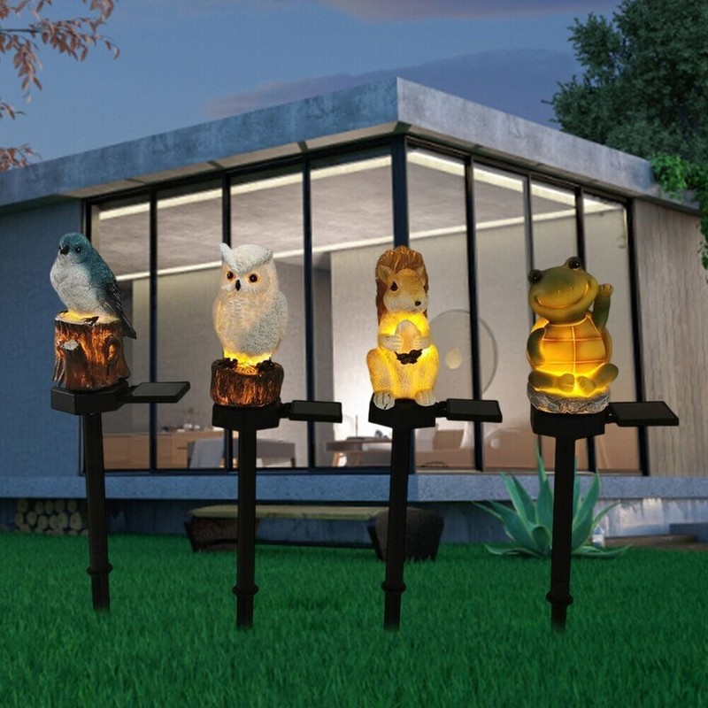 Cartoon Resin Animal Crafts Courtyard Decorative Lights