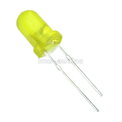 100Stks LED F5 5MM Yellow COLOR Yellow LIGHT Super Bright Bulb Lamp NEW