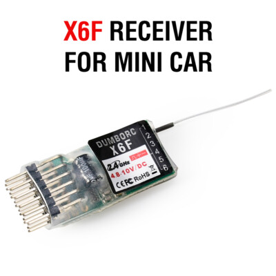 DUMBORC X6F/X6FG/X6DC/X6DCG 2.4G 6CH RC System Receiver for X4 X5 X6 Transmitter